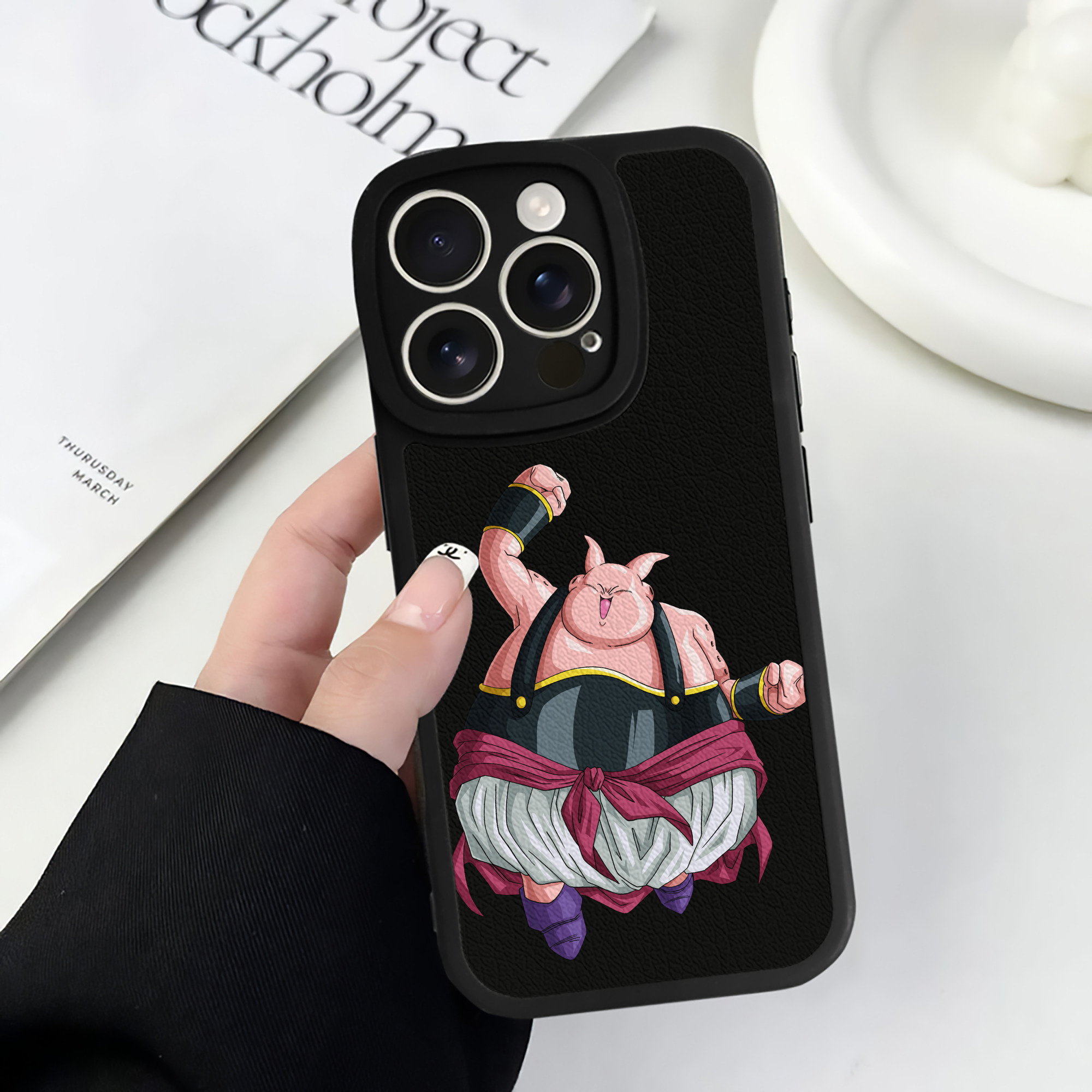 （画像用） ドラゴンボール DRAGON BALL 【iPhone 16シリーズ対応】シリコンスマホケース（レザー調） 材質：シリコン
